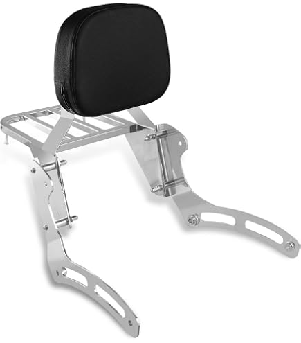 Amazon.com: YHMOTO Passenger Backrest Sissy Bar with Luggage Rack